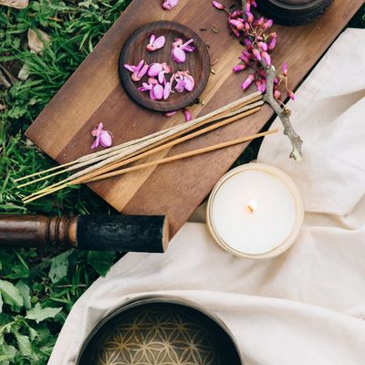Portrait of a smiling yoga instructor, Olga Zarichna.